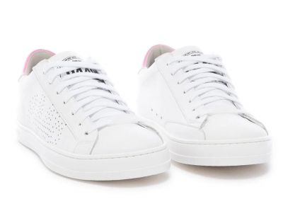 Zapatillas P448 blanca fucsia